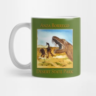 Anza Borrego Desert State Park dinosaur sculpture Mug